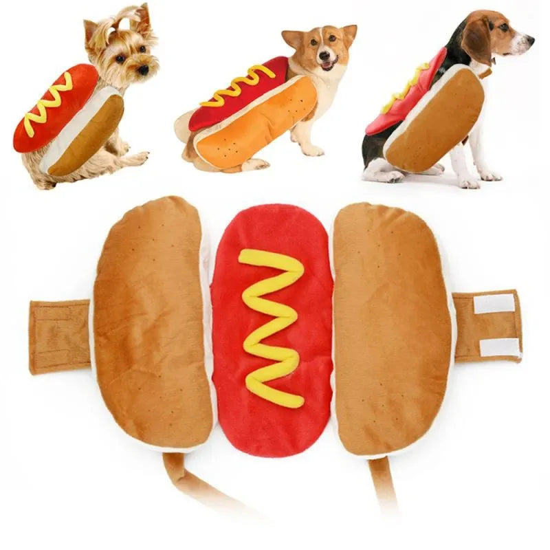 Hot Dog Halloween Dog Costume