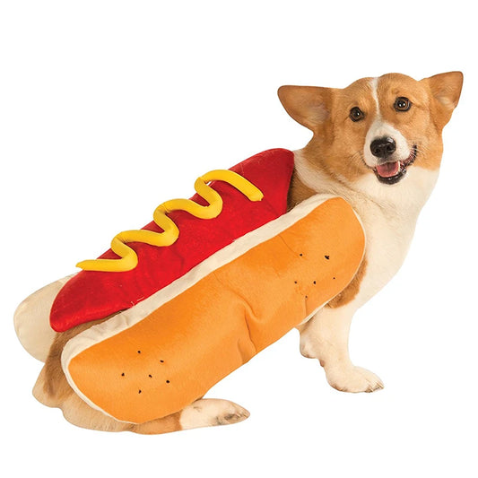 Hot Dog Halloween Dog Costume