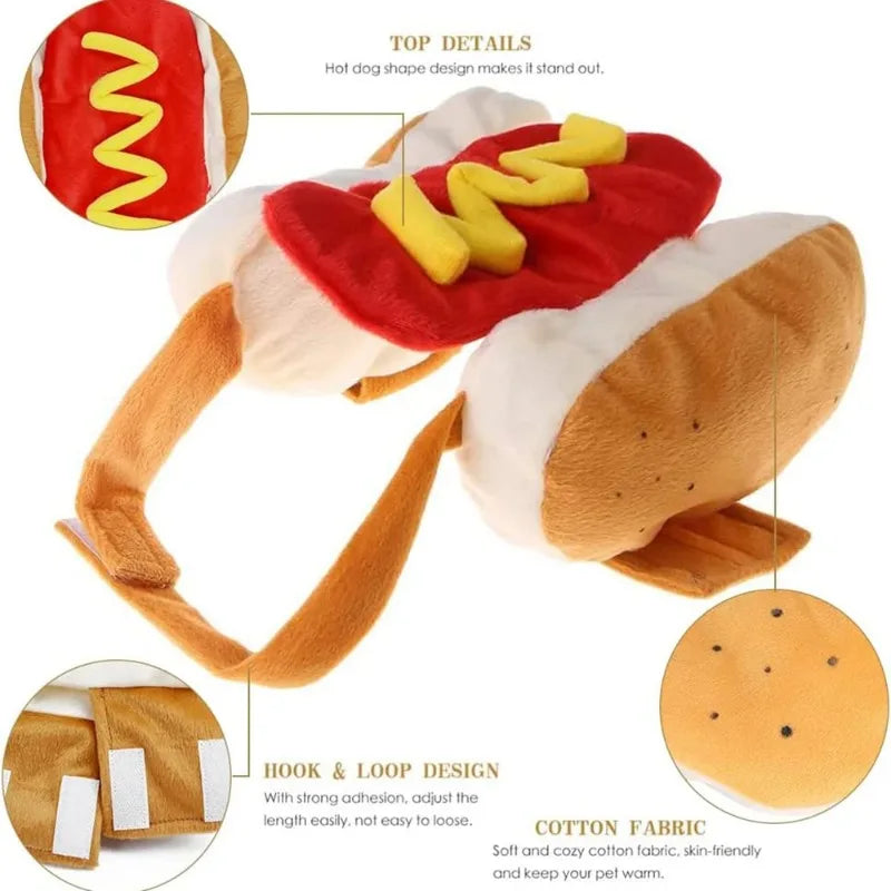 Hot Dog Halloween Dog Costume