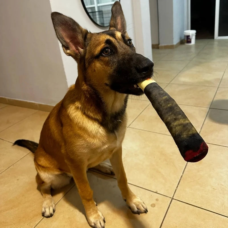 Dog Cigar Plush Toy
