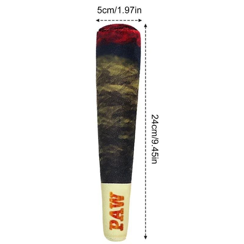 Dog Cigar Plush Toy