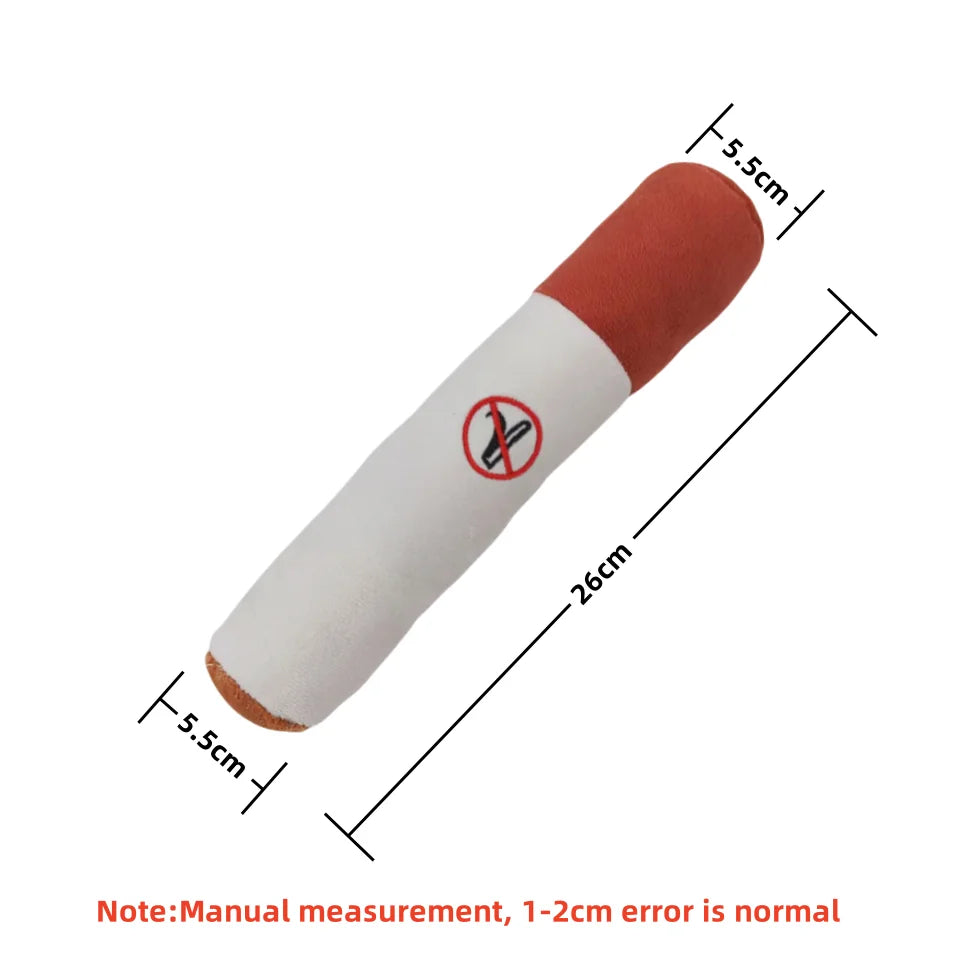 Dog Cigar Plush Toy